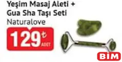 NATURALOVE YEŞİM MASAJ ALETİ + GUA SHA TAŞI SETİ